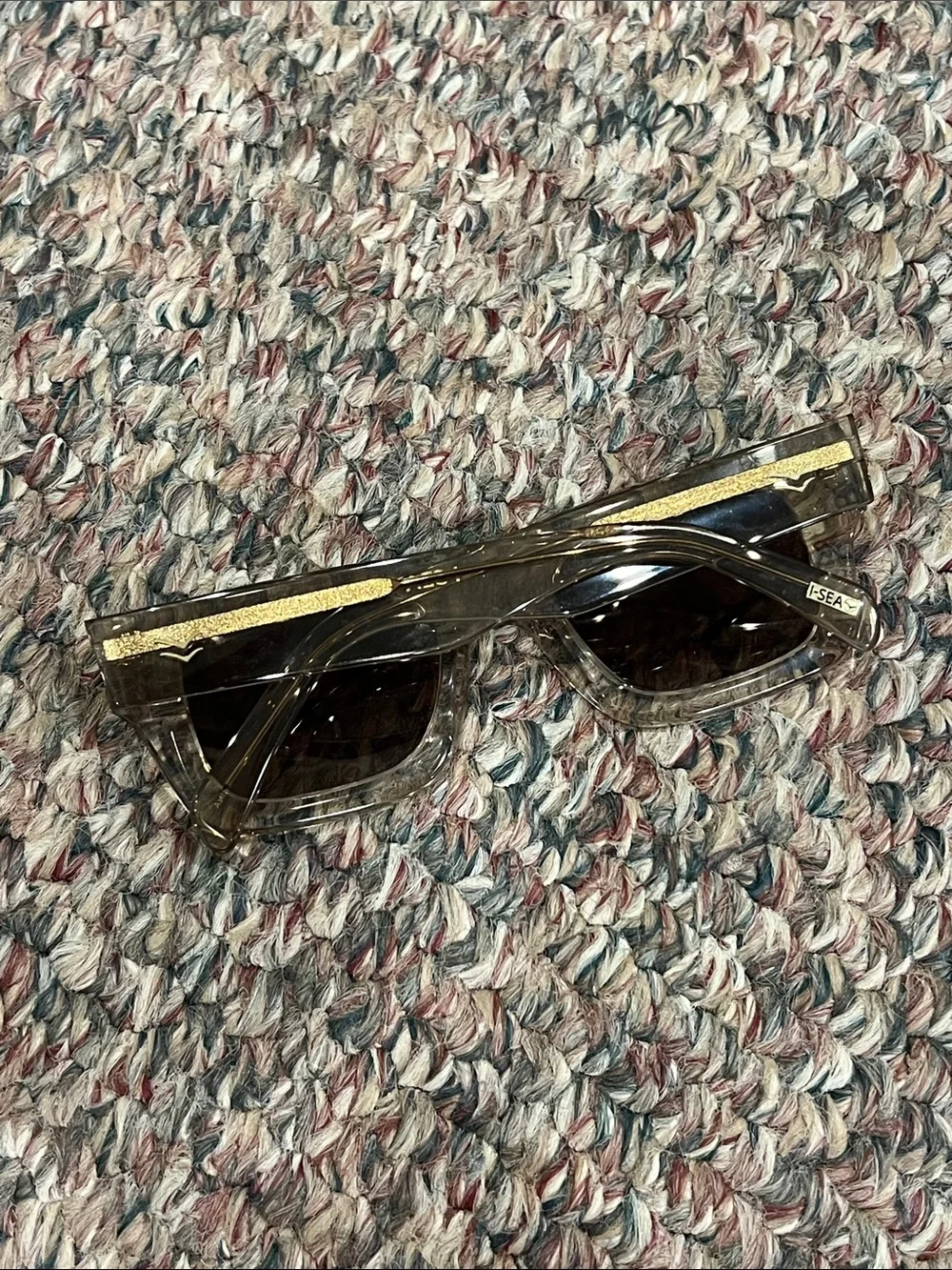 I Sea Taupe Frame Sunglasses with Brown Lenses - Picture 2 of 4